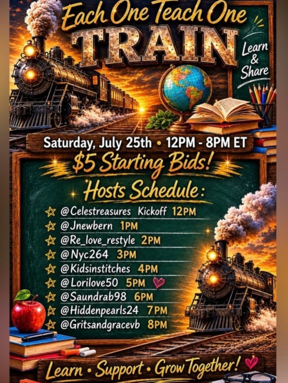"Each One Teach One"     TRAIN TALK